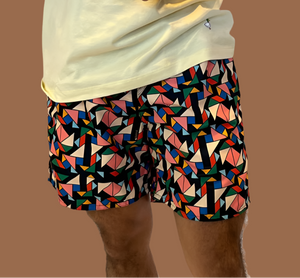 Tangram Goose Short de plage pour homme au design original