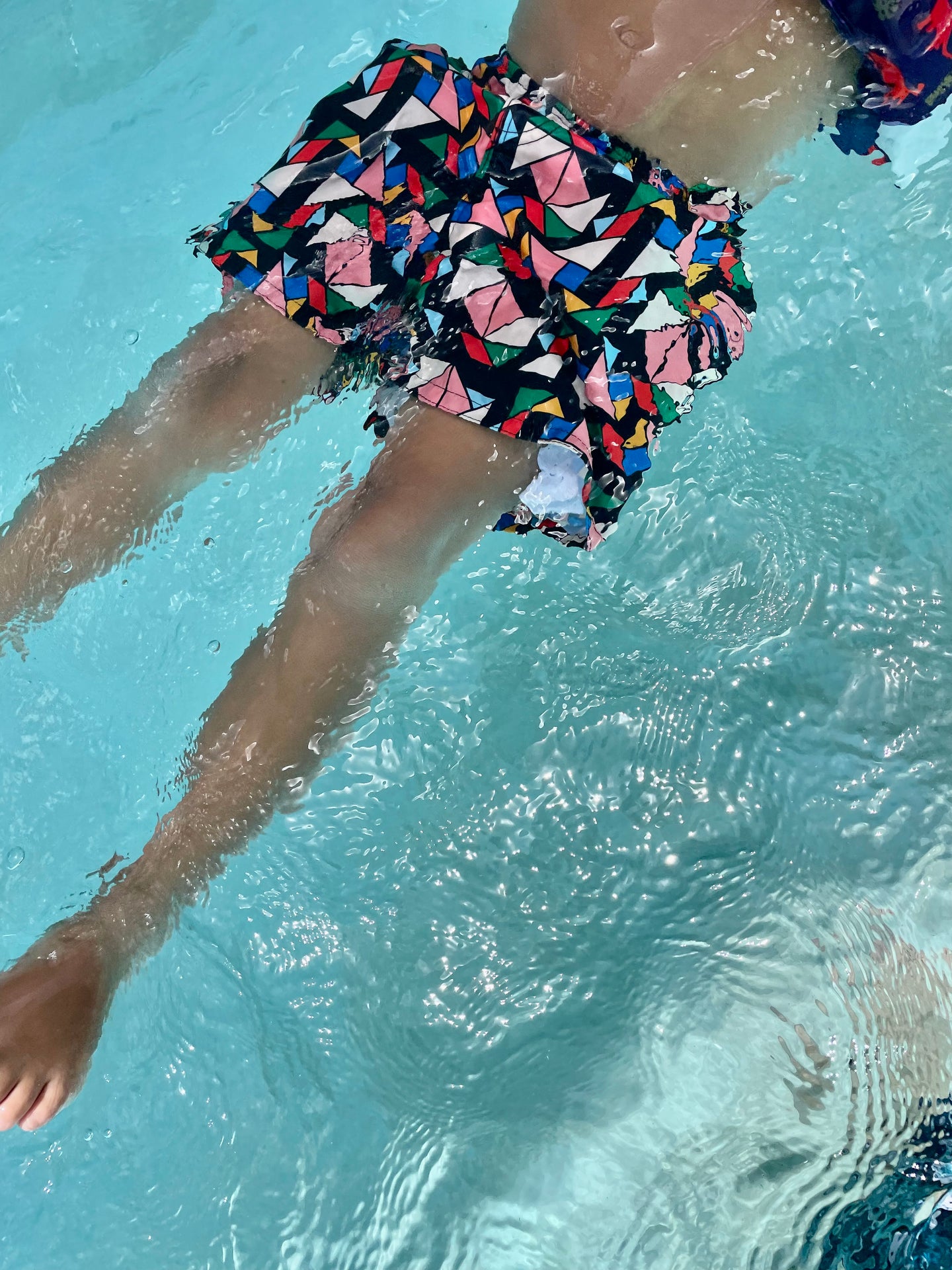 Short de plage Tangram pour enfants