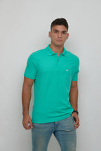 Load image into Gallery viewer, Mens Polo Shirt - Biscay Green