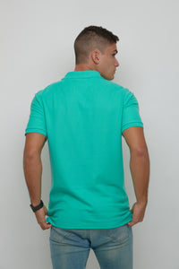 Polo para hombre - Verde Vizcaya