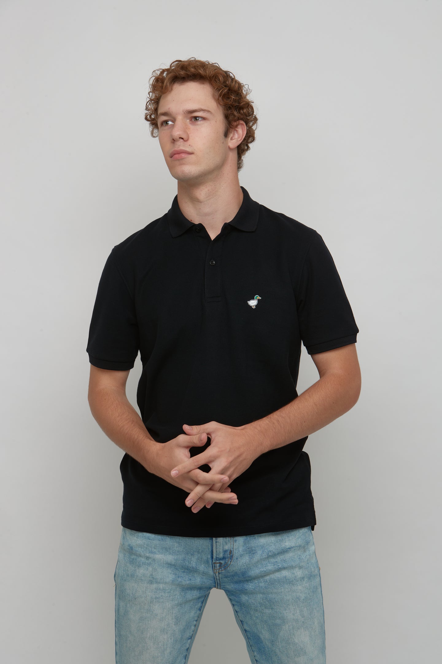 Polo para hombre - Negro