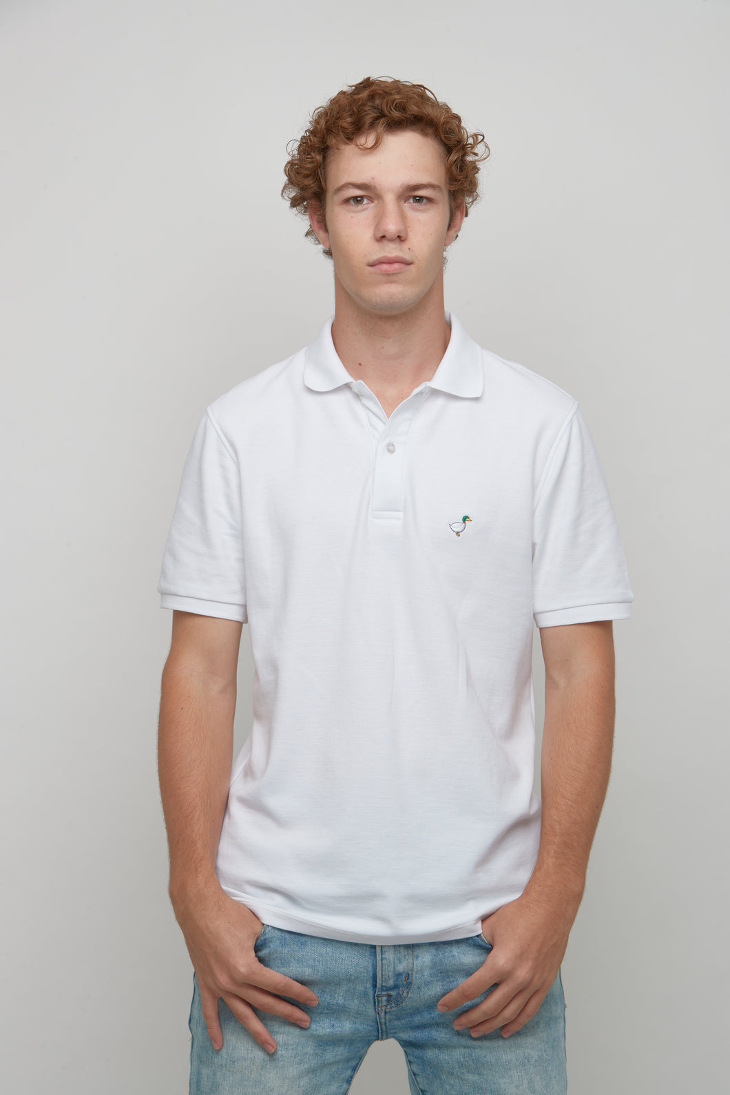 Mens Polo Shirt - White